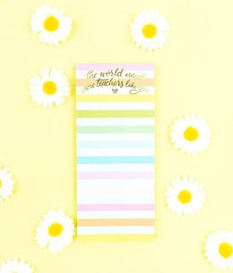 taylor elliott designs Teacher Skinny Notepad