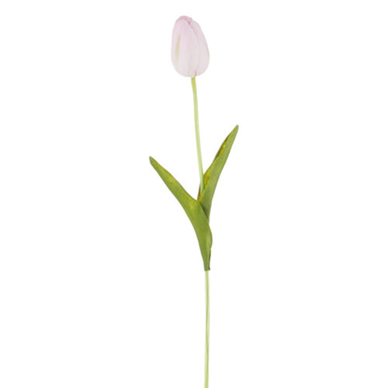 m. lynne designs light pink real touch tulip single stem