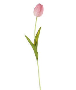 available at m. lynne designs Real Touch Tulip Pink Single Stem