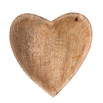 m. lynne designs mango wood heart bowl