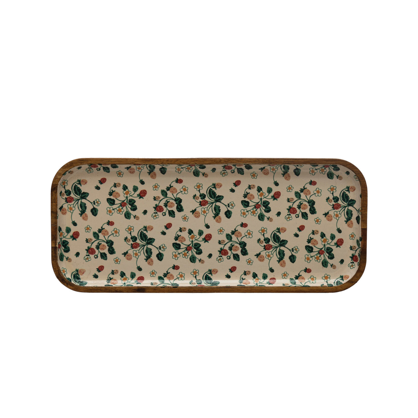 m. lynne designs strawberry acacia tray