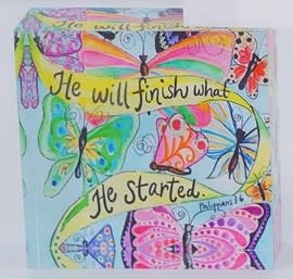 available at m. lynne designs Acrylic Scripture Block