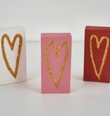 available at m. lynne designs Mini Heart Block