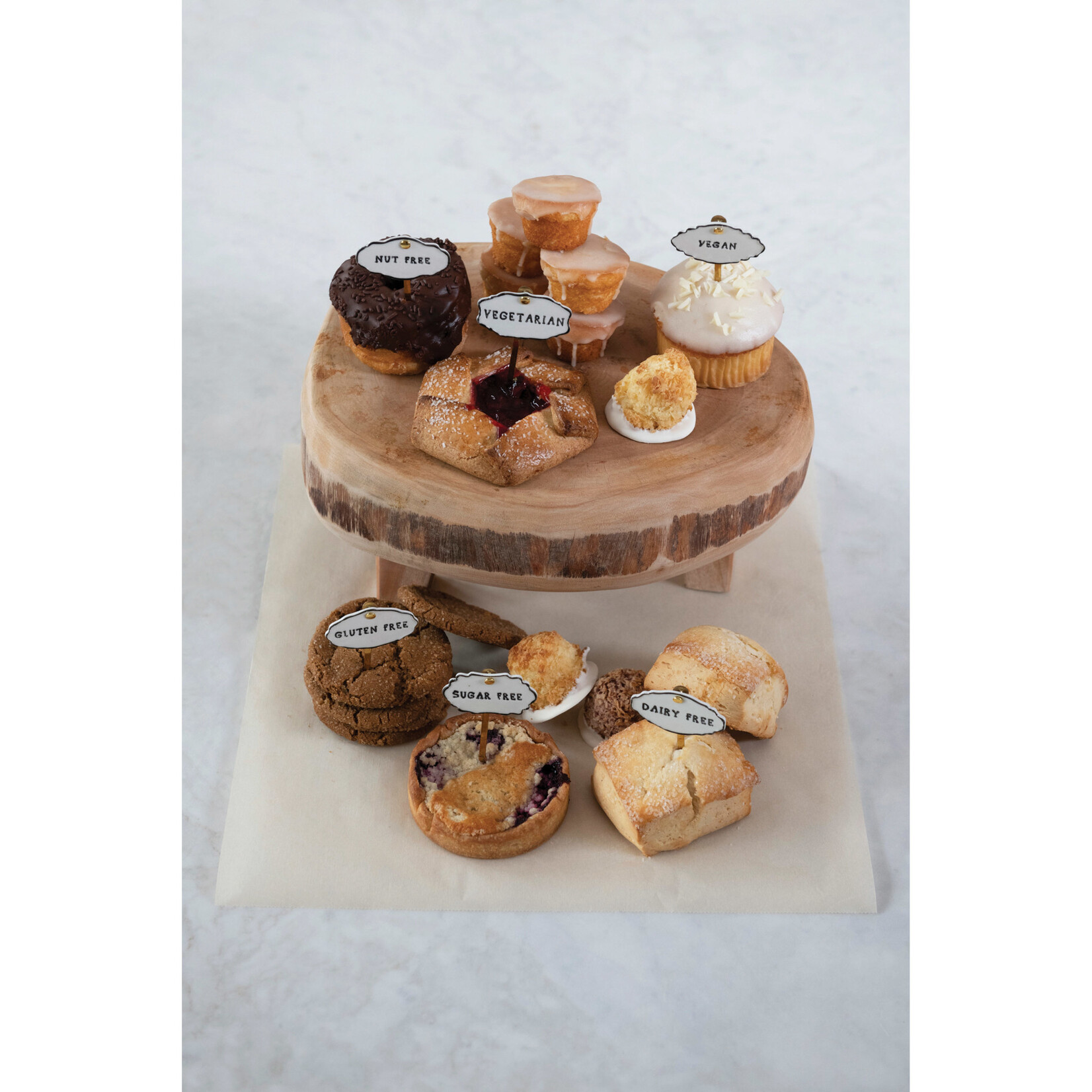 m. lynne designs set of six food markers