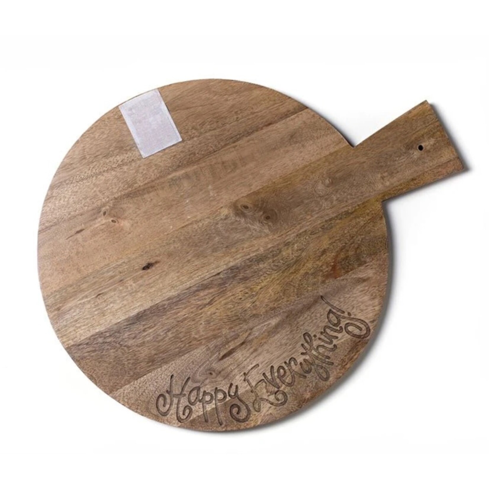 happy everything big wooden serving board