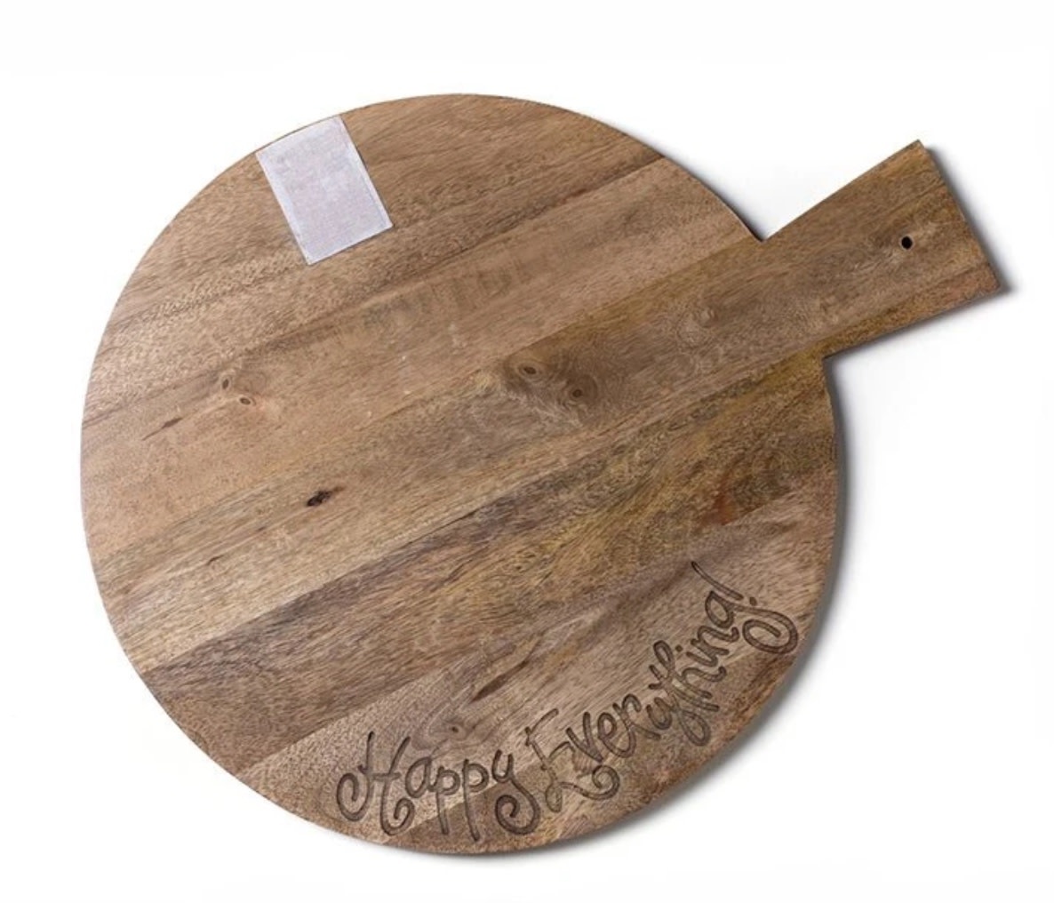 happy everything Big Wooden Serving Board