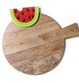 happy everything Big Wooden Serving Board