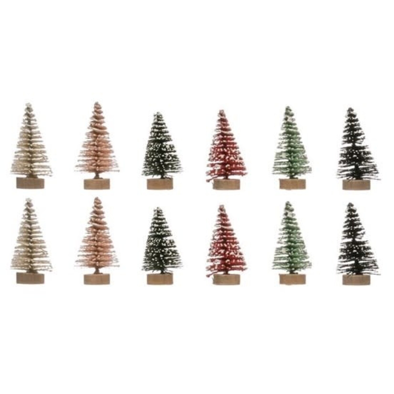 m. lynne designs small sisal bottlebrush tree, 2"