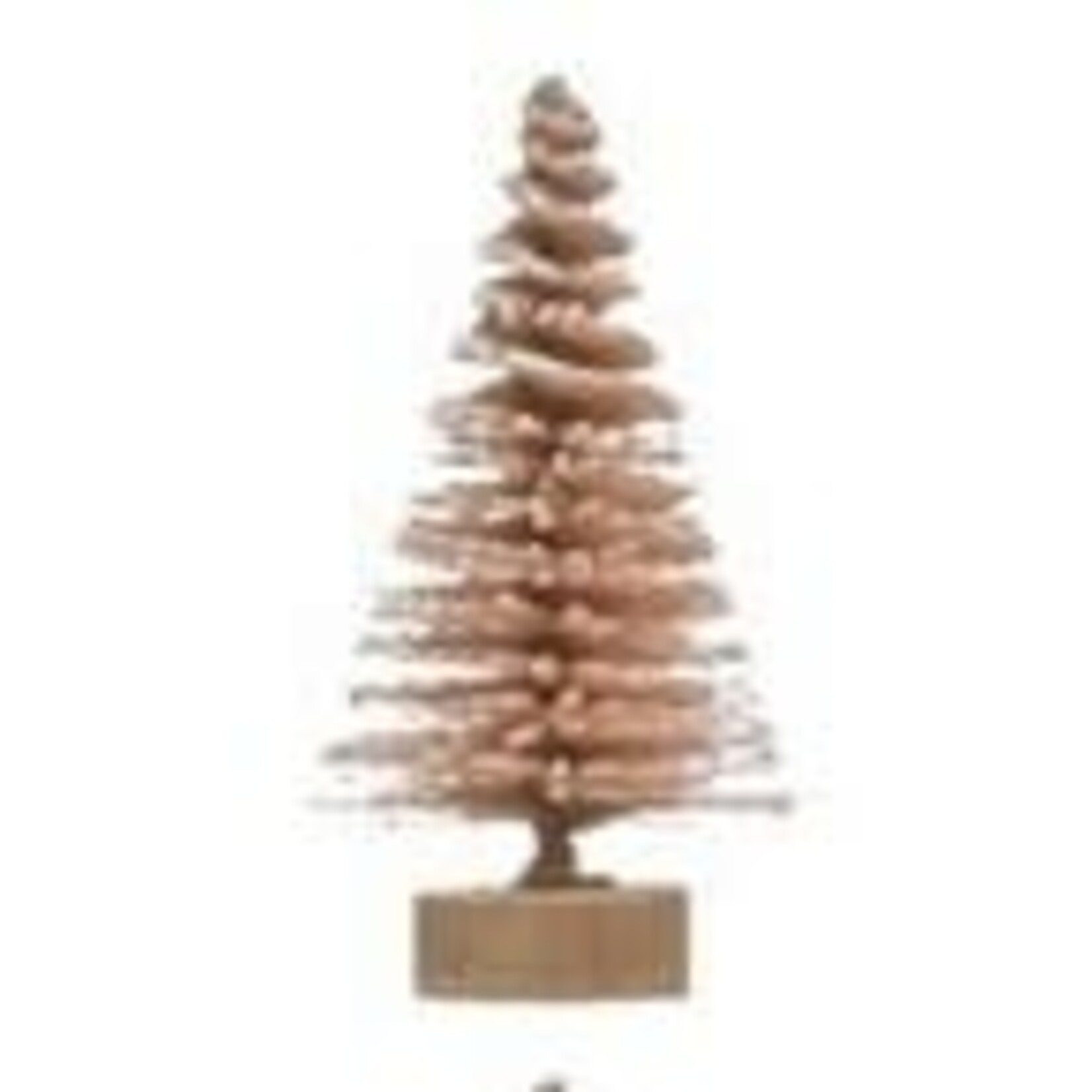 m. lynne designs small sisal bottlebrush tree, 2"