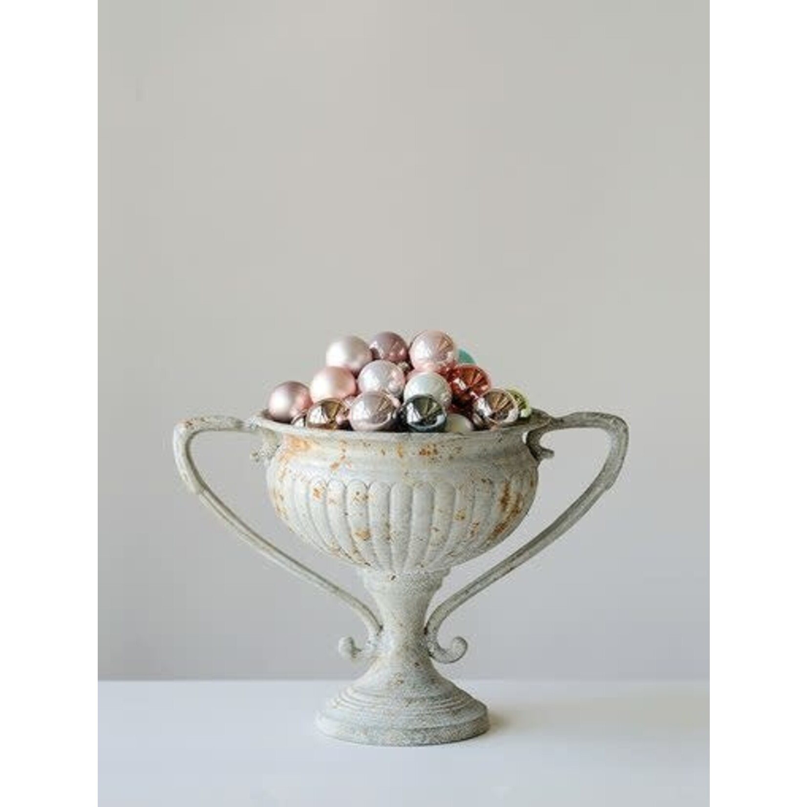 m. lynne designs 1" round glass ornament