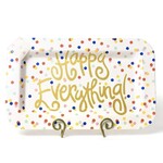 happy everything happy dot rectangle platter