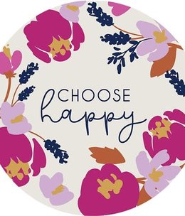 available at m. lynne designs Choose Happy Magnet