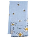 available at m. lynne designs Fiona Bee Tea Towel