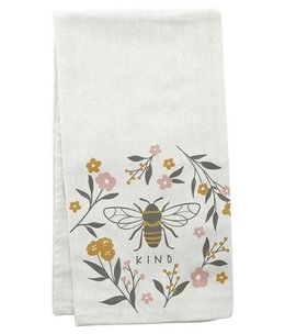 available at m. lynne designs Flora Floursack Bee Tea Towel