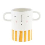 m. lynne designs mustard expressions vase