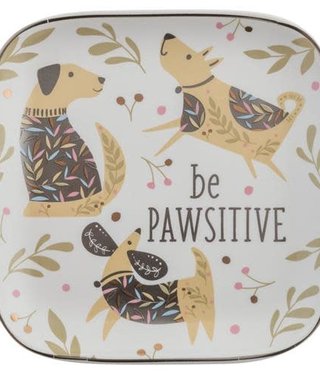 available at m. lynne designs Dog Be Pawsitive Large Trinket Tray
