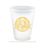 m. lynne designs chi omega icon frost flex cup