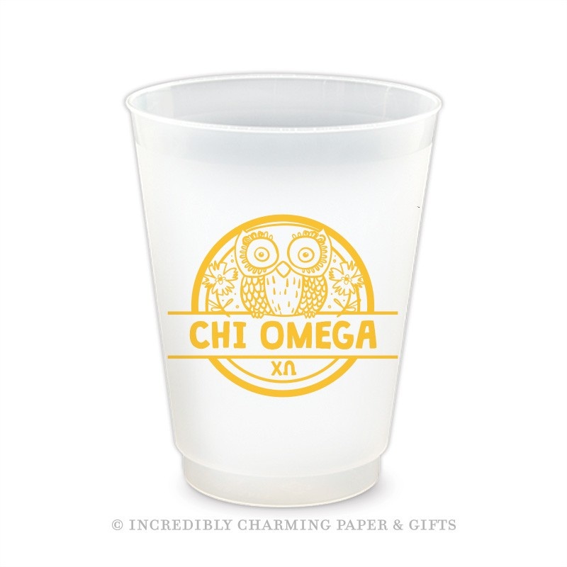 Chi Omega Icon Frost Flex Cup