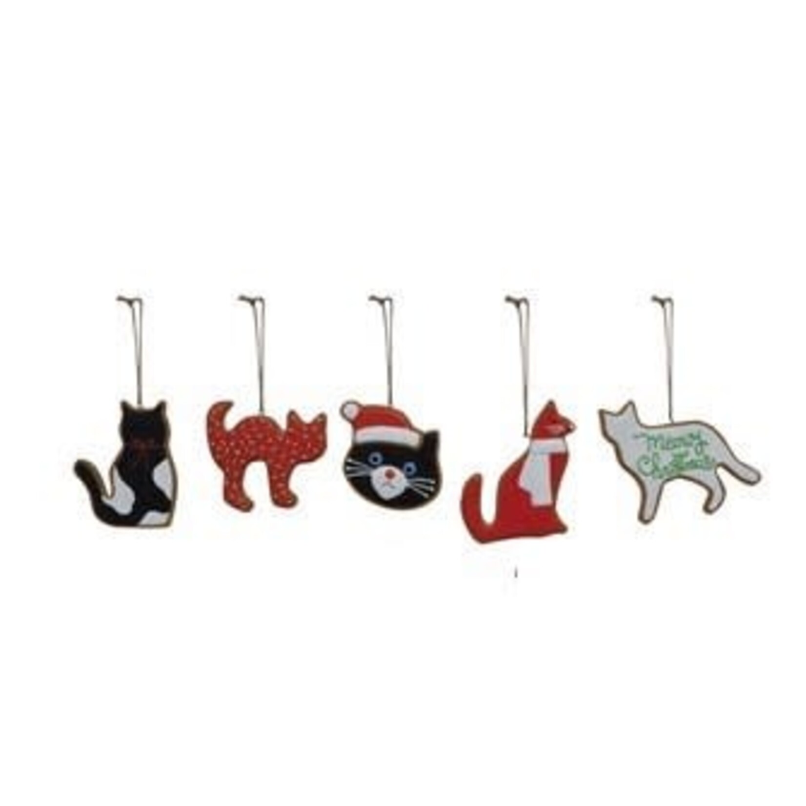 m. lynne designs iced cookie cat ornament