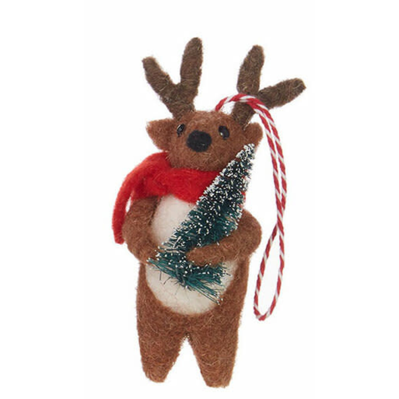 m. lynne designs felt reindeer ornament