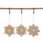 m. lynne designs iced cookie snowflake ornament