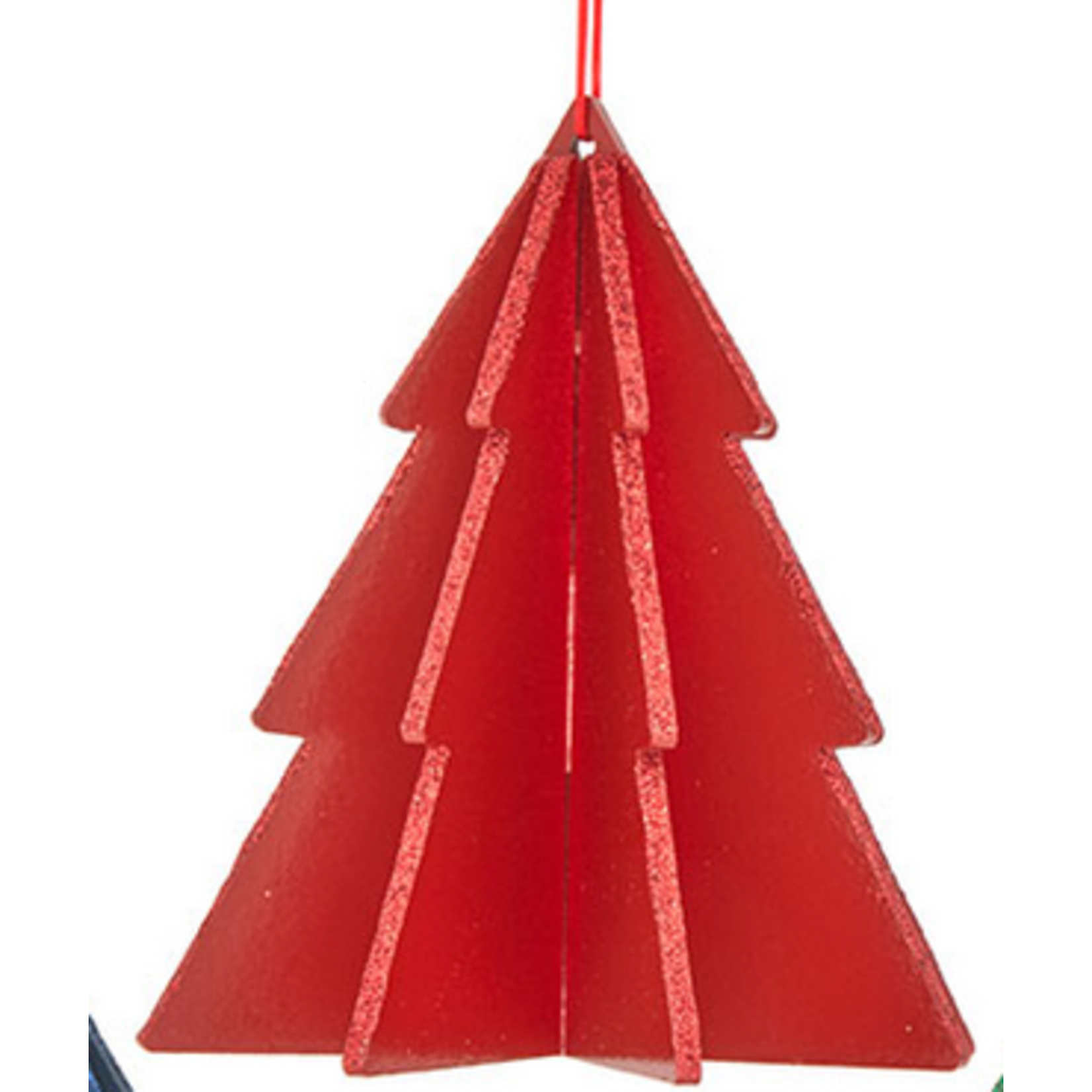 m. lynne designs modern 3d tree ornament