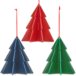 m. lynne designs modern 3d tree ornament