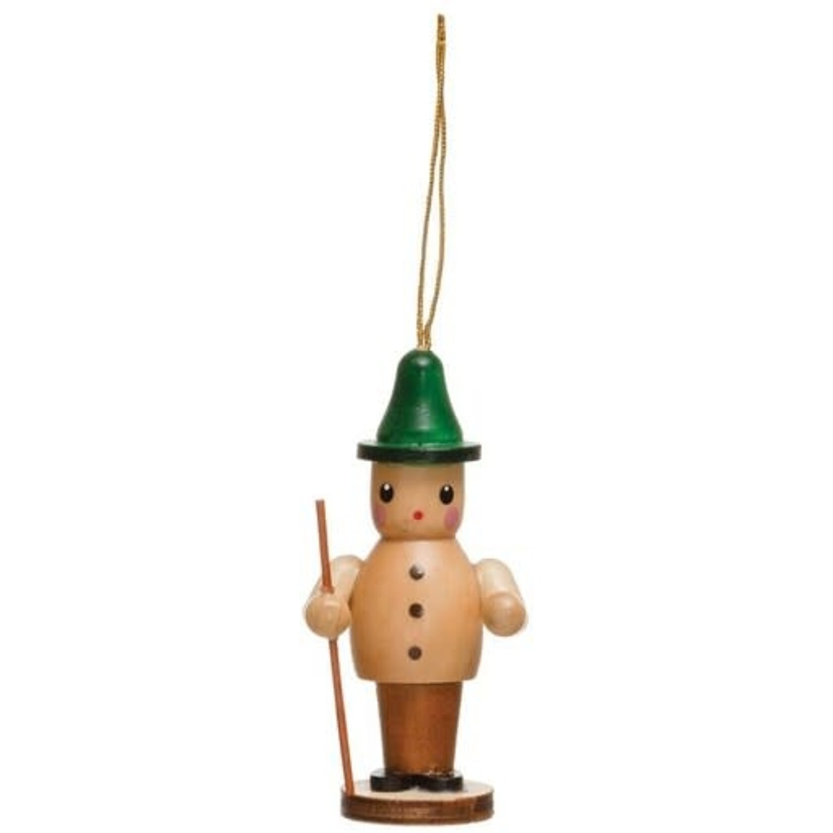 m. lynne designs wooden hiker ornament