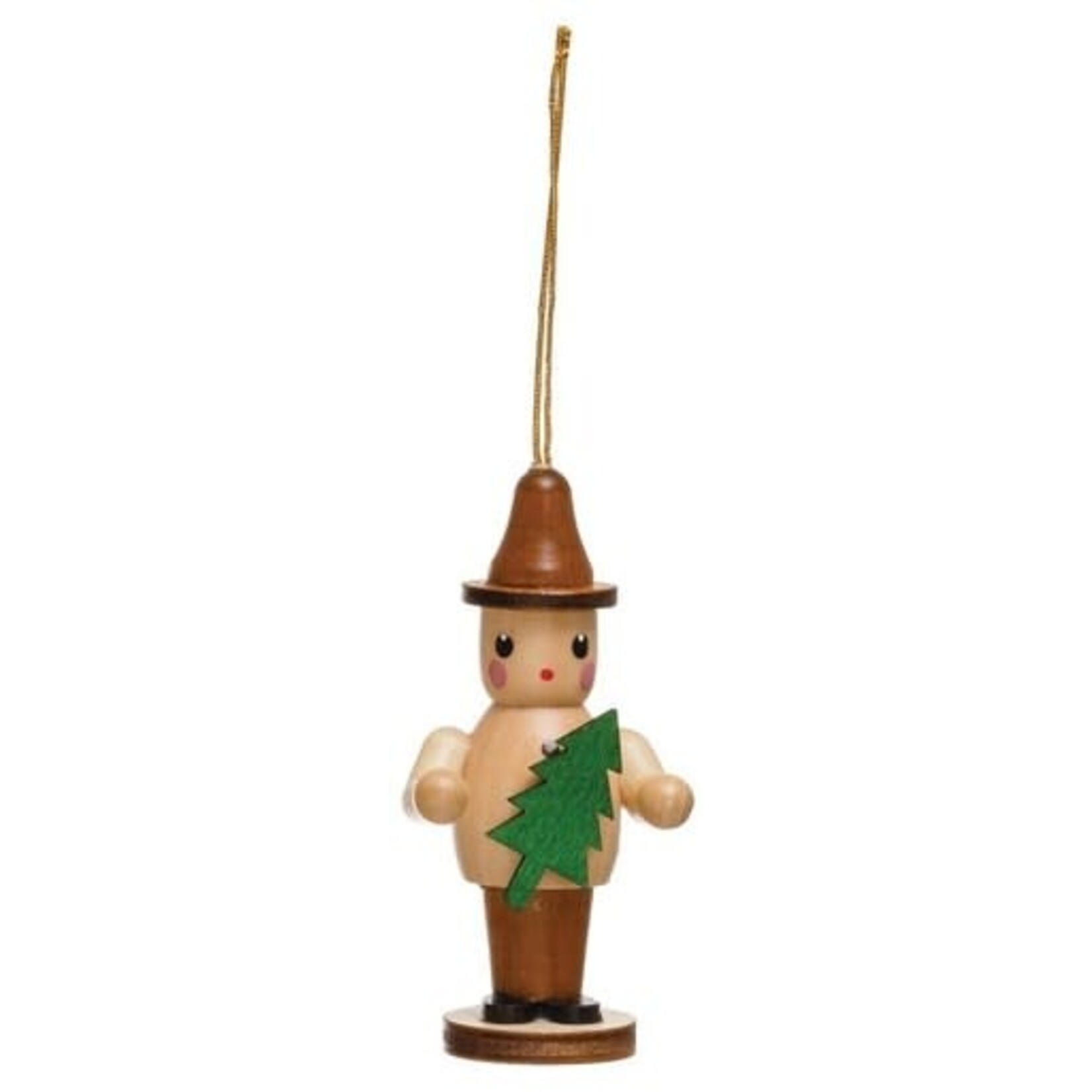 m. lynne designs wooden hiker ornament