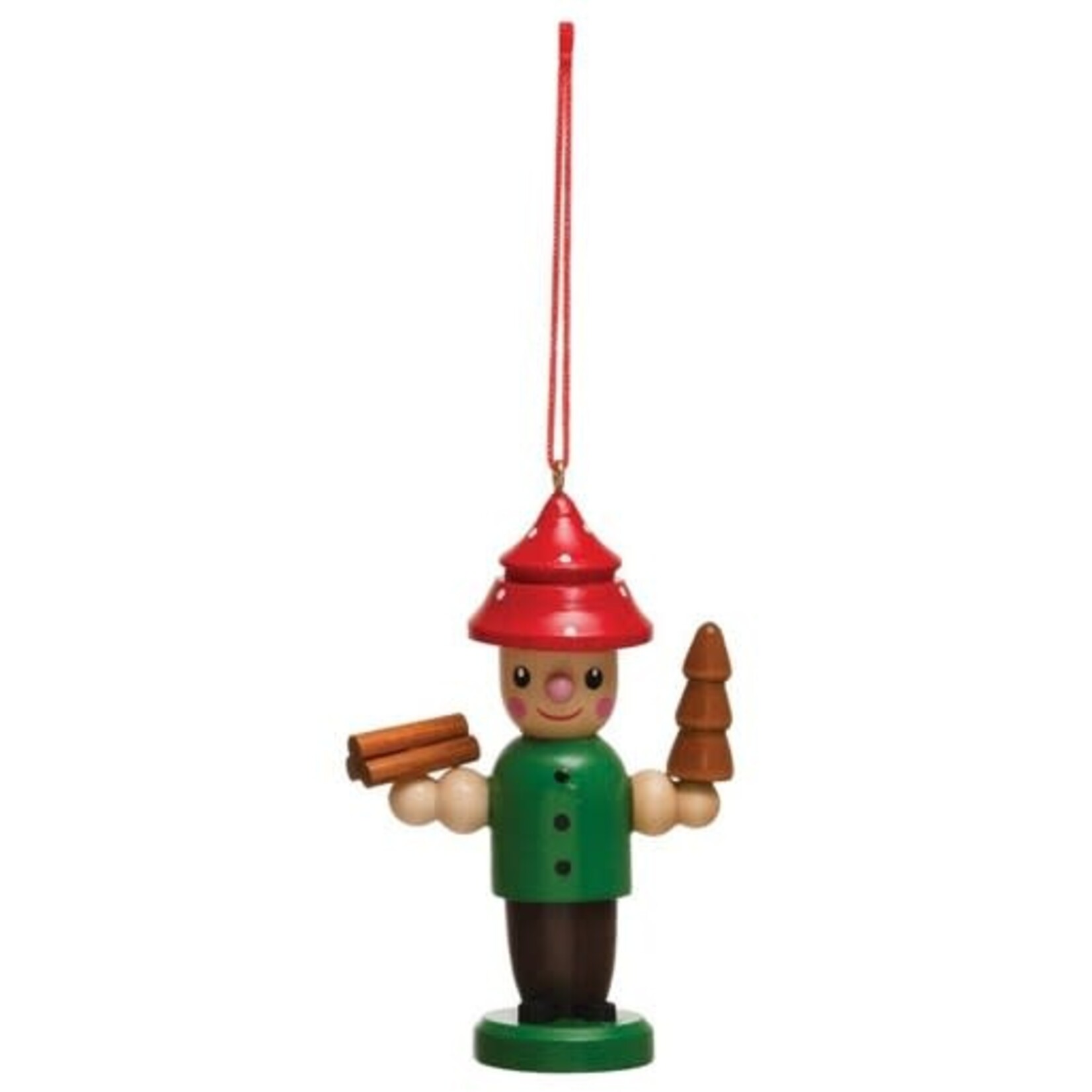m. lynne designs wooden outdoorsman ornament