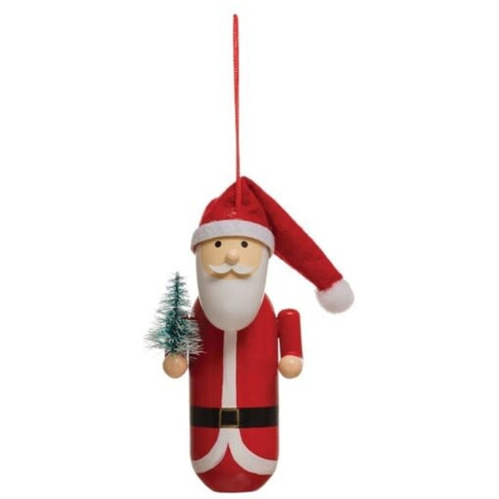 m. lynne designs wooden santa claus
