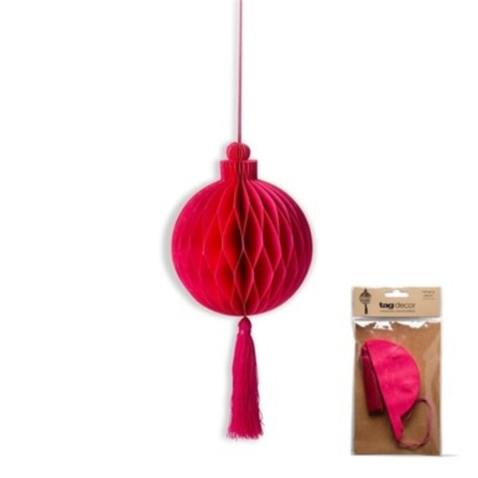 m. lynne designs paper honey comb ornament