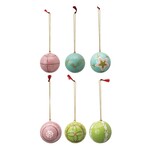 m. lynne designs paper mache round ornament