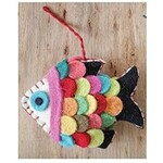 m. lynne designs felt fish ornament