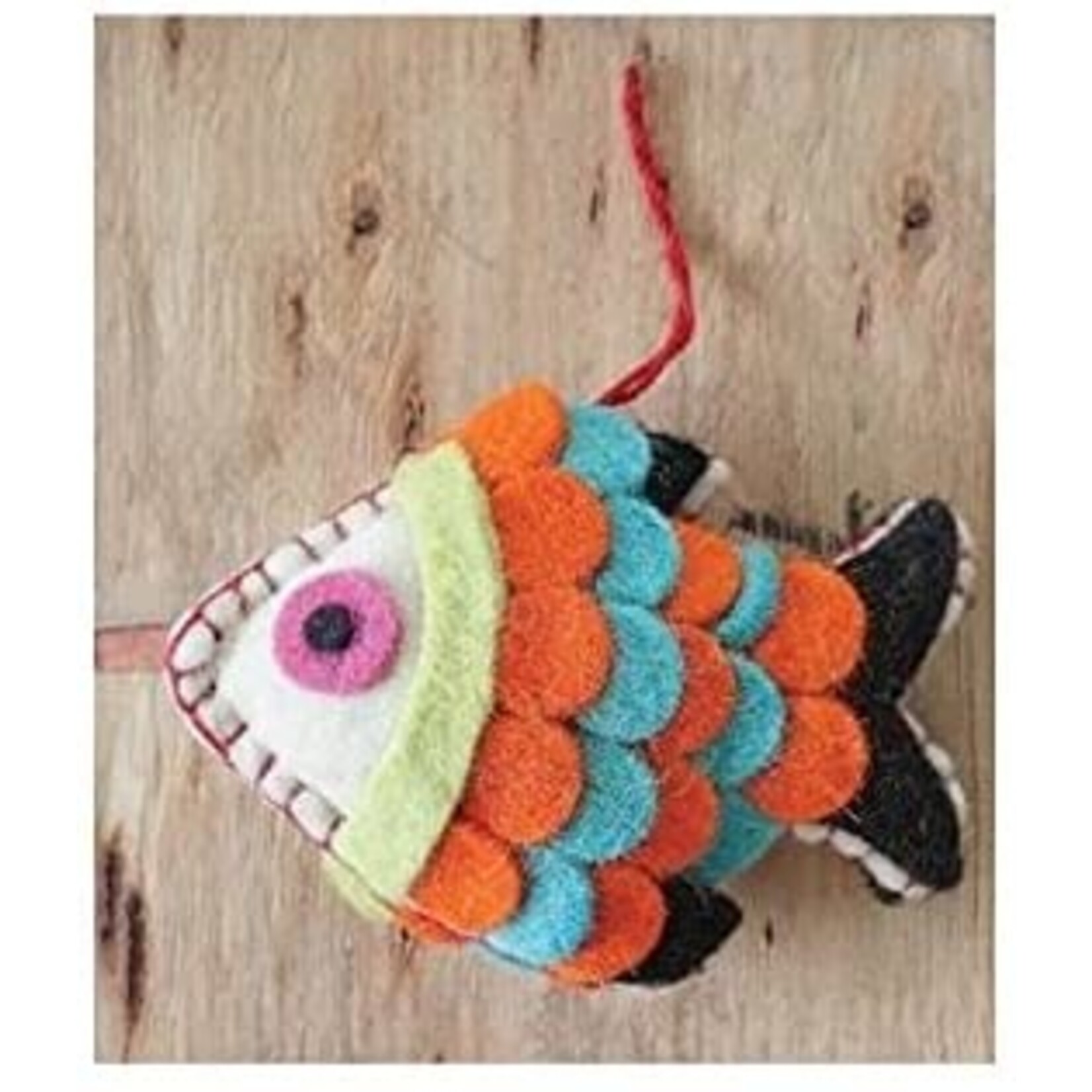 m. lynne designs felt fish ornament