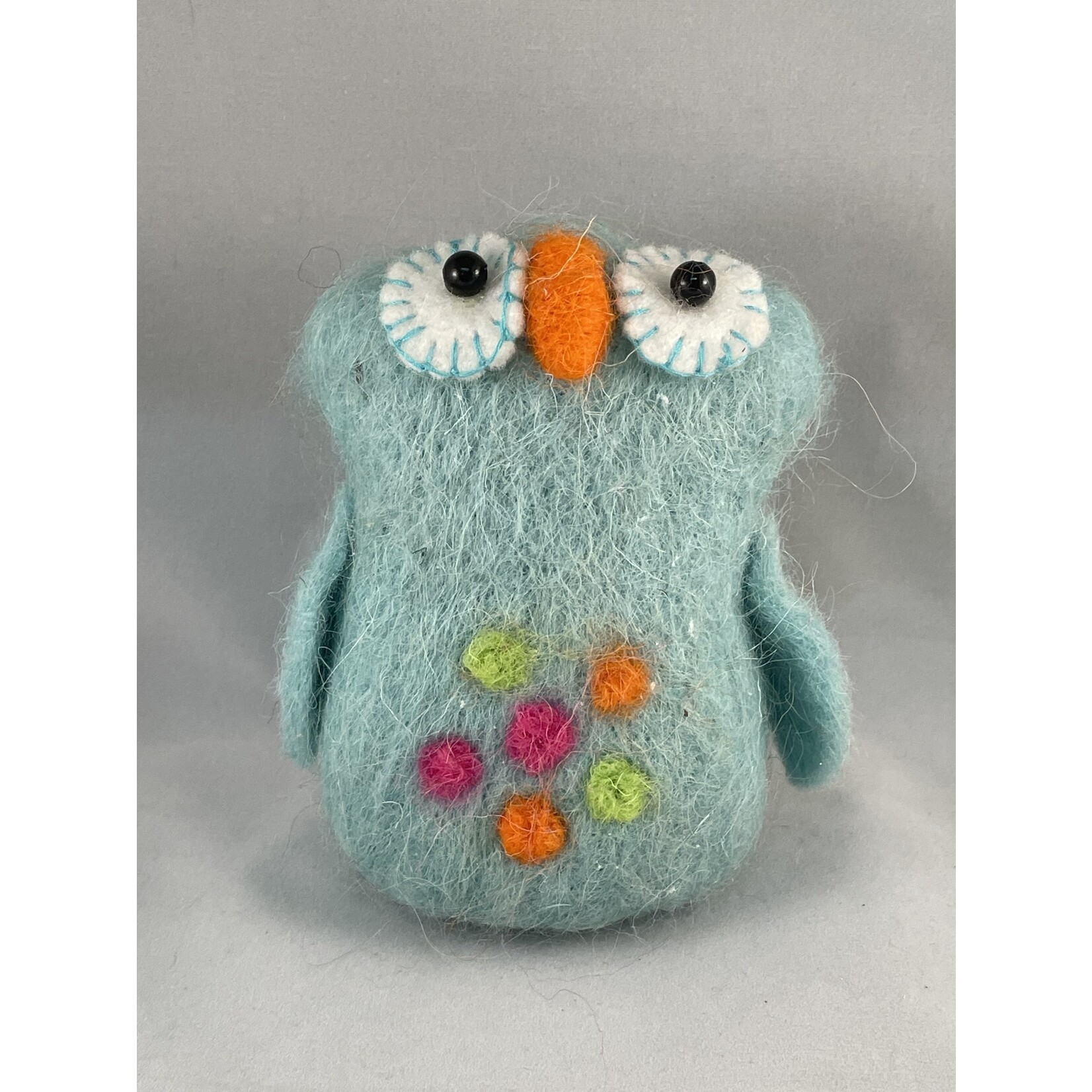 m. lynne designs felt owl ornament