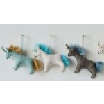 m. lynne designs felt unicorn ornament