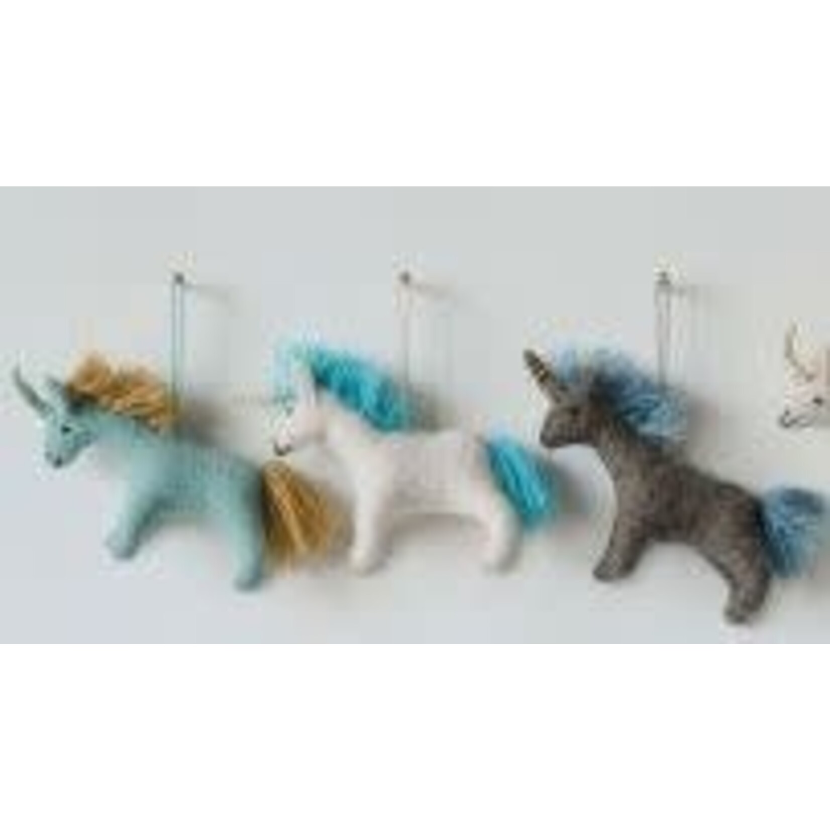 m. lynne designs felt unicorn ornament