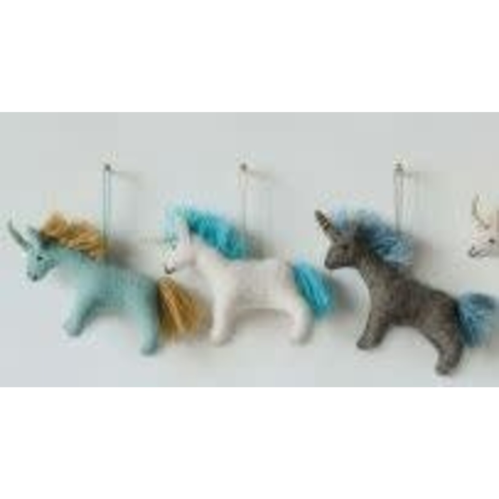 m. lynne designs felt unicorn ornament