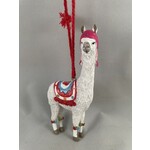 m. lynne designs llama with accessories ornament