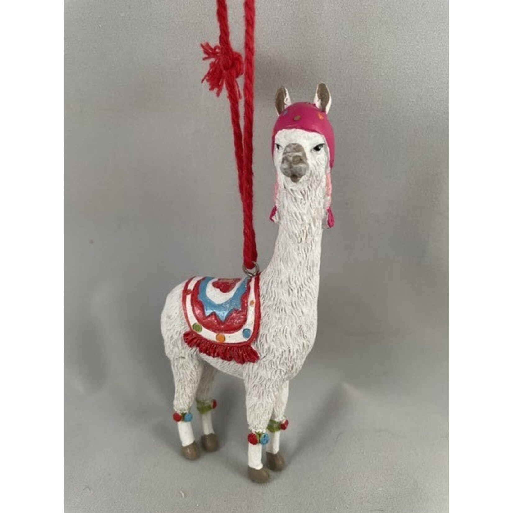 m. lynne designs llama with accessories ornament