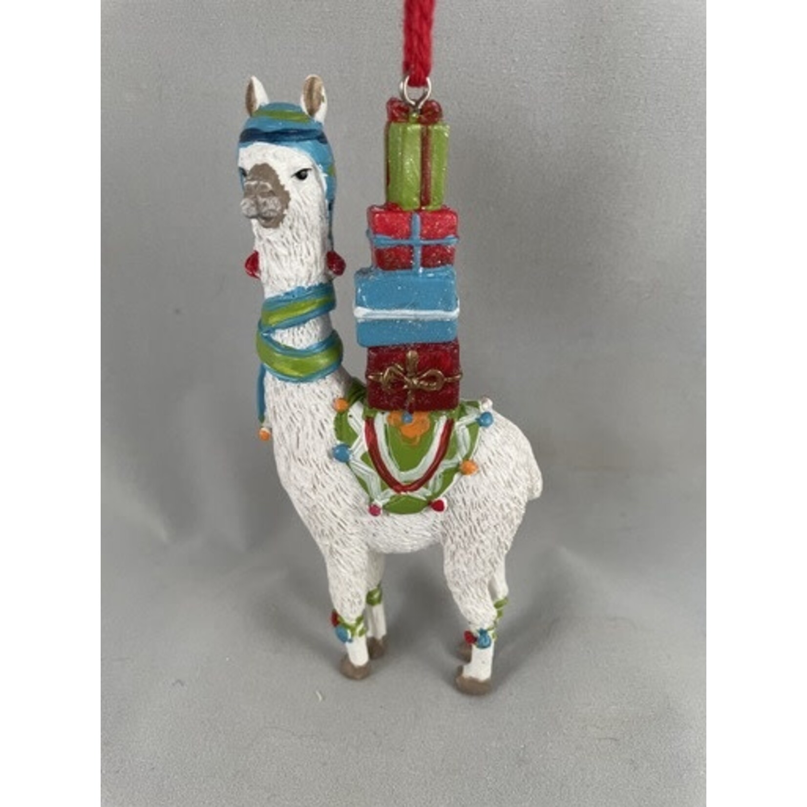 m. lynne designs llama with accessories ornament