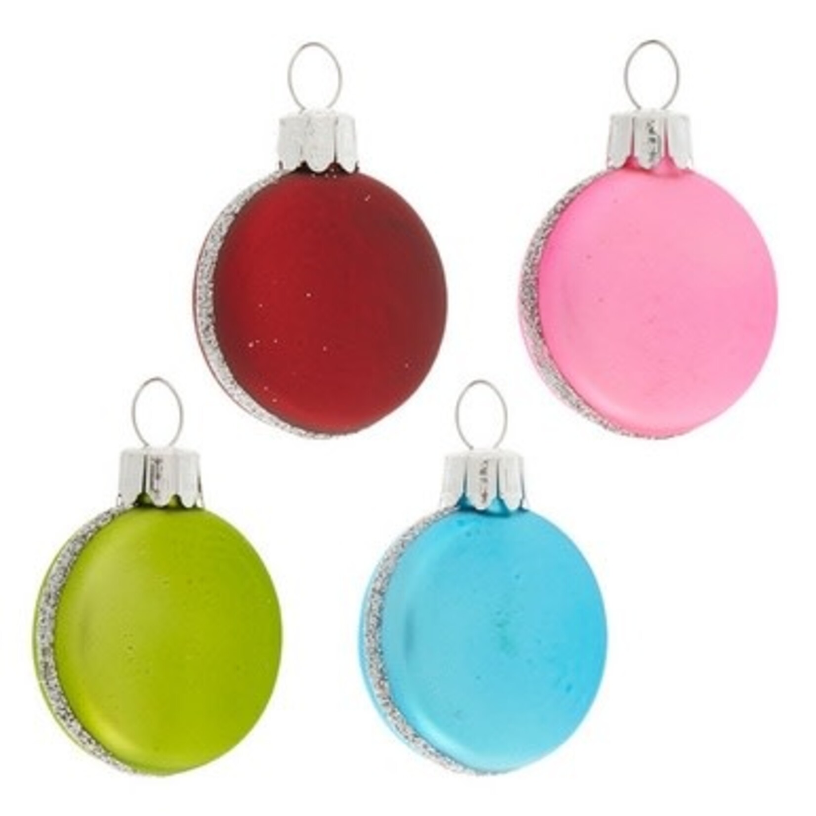 m. lynne designs macaroon glass ornament