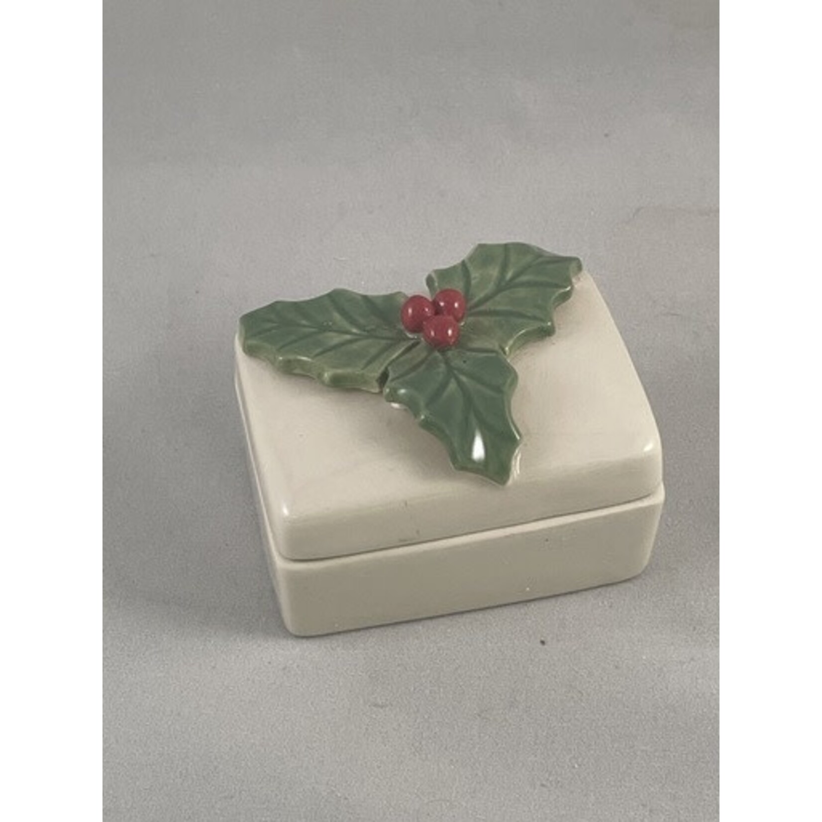 m. lynne designs holly dish with lid