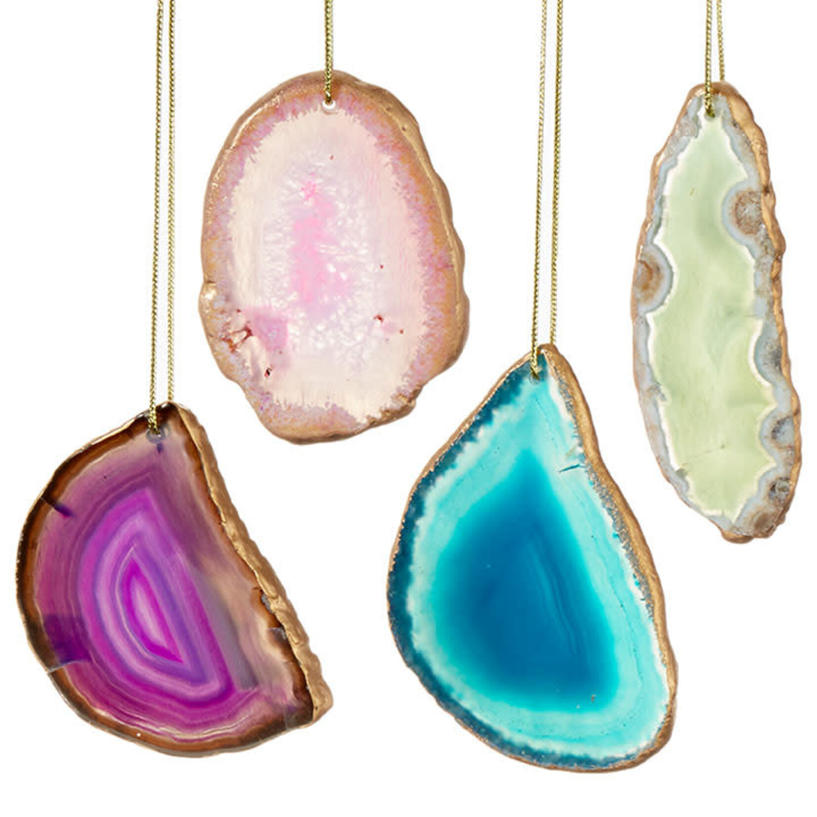 m. lynne designs agate ornament