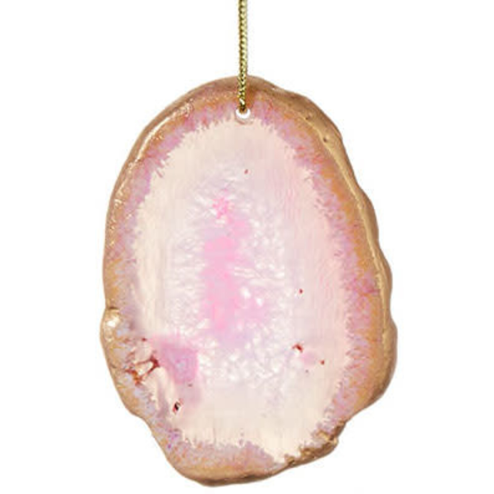 m. lynne designs agate ornament