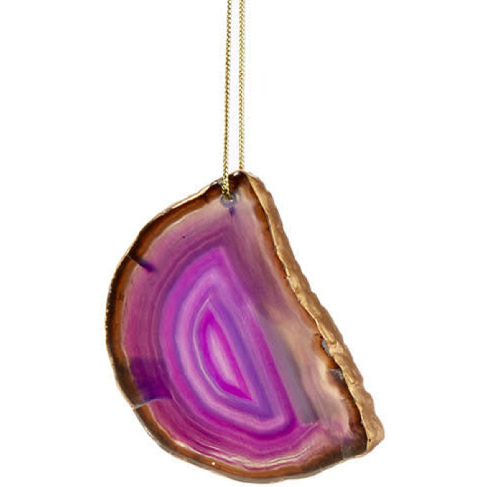 m. lynne designs agate ornament