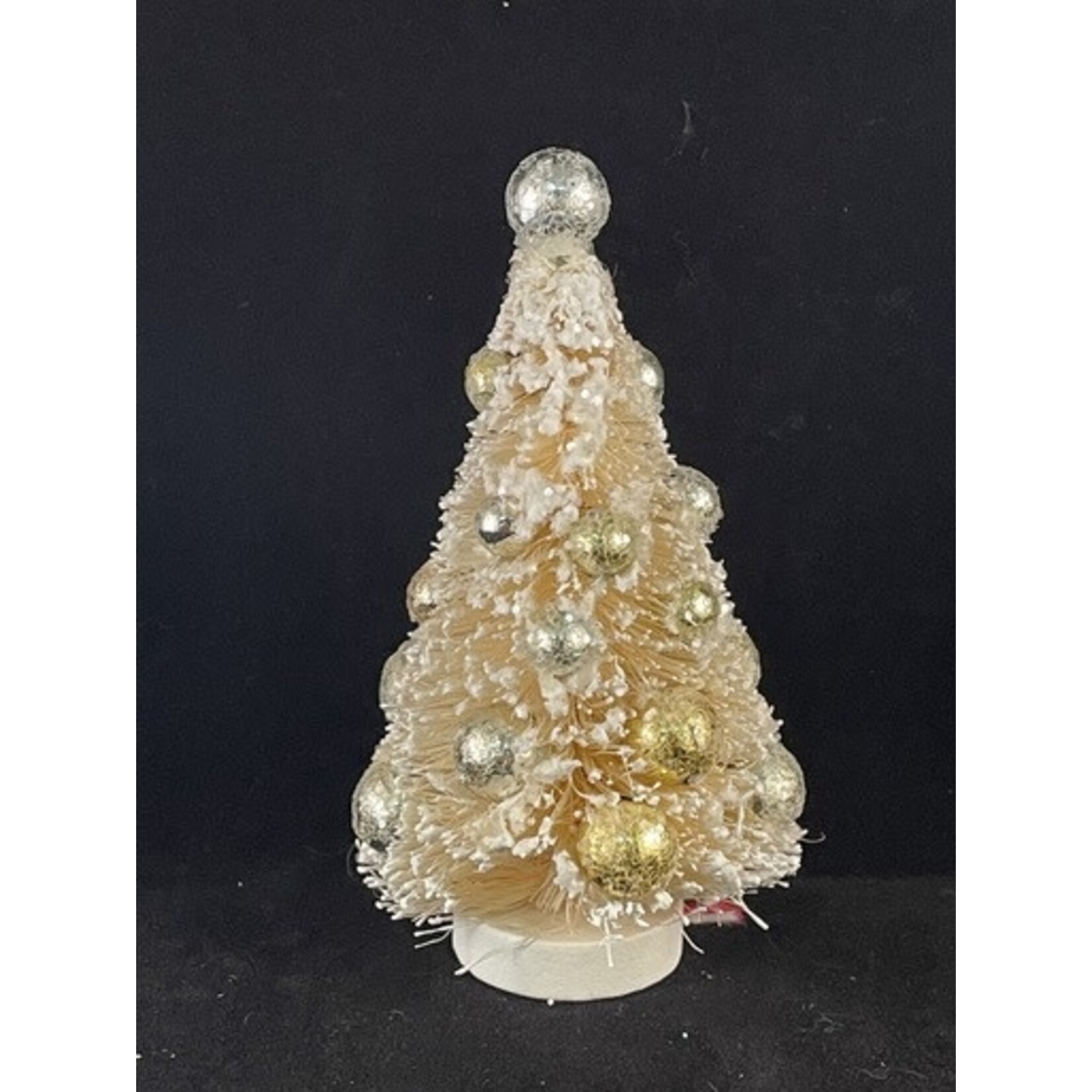 m. lynne designs small bottlebrush tree with ornaments