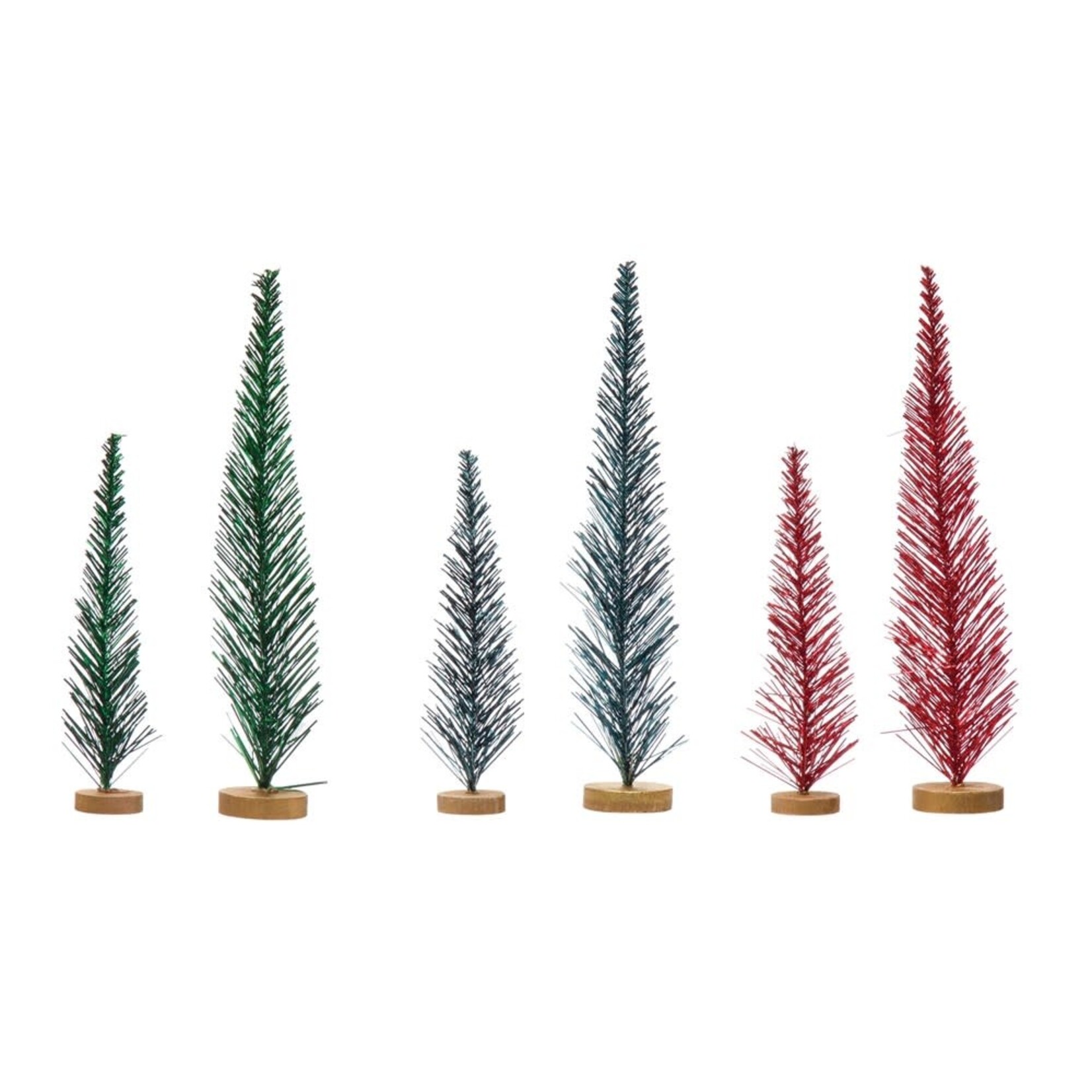 m. lynne designs vintaage plastic bottlebrush tree