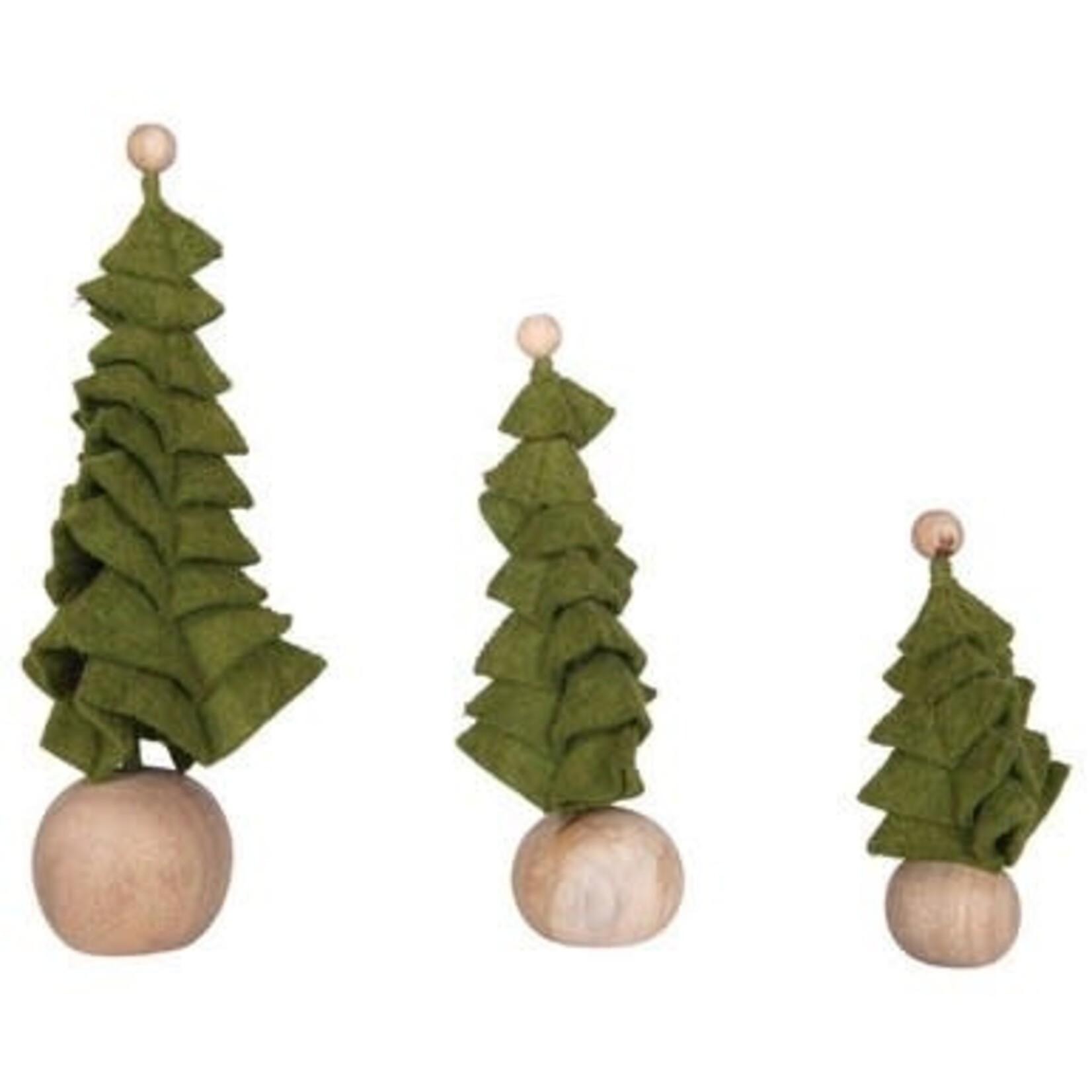 m. lynne designs felt tree on wood base